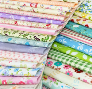 120 Pcs Quilting Fabric Squares 100% Cotton Precut Quilt Sewing Floral Fabrics 6 x 6 inches