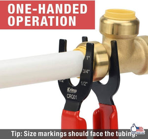 Disconnect Tong Sized 1/2 inch, 3/4 inch, 1 inch, Removal Tool Push to Connect Fittings