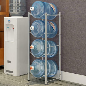 New | Water Cooler Jug Rack 4-Tier Water Bottle Holder Storage Rack for 5 Gallon | Shipped
