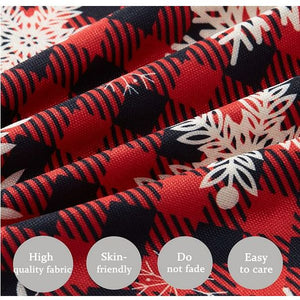 💯SALE❗️❗️Set of 4 Christmas Black Red Buffalo Plaid Pillow Covers Holiday Rustic 18×18