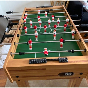 Large Tournament Size Wooden Premium Foosball Table Game Brand New