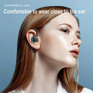 Ear Hook Bluetooth 5.1 Headset Wireless Earbud New Black