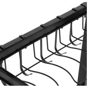 100%New 12lbs Dish Drainer, 33.5inc Tableware Storage Rack, Sink Drain Rack No Shake, Thicken