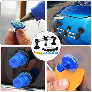 Auto Body Repair Tool Kit, Car Dent Puller with Double Pole