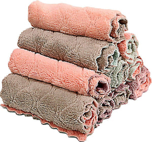 Super absorbent kitchen towels for drying dishes (10 Pack)