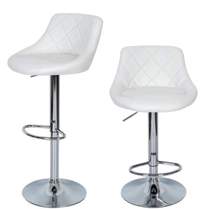 Modern Swivel Barstools, Set of 2 Bar Stools, New