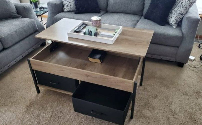 Modern Lift Top Coffee Table, New
