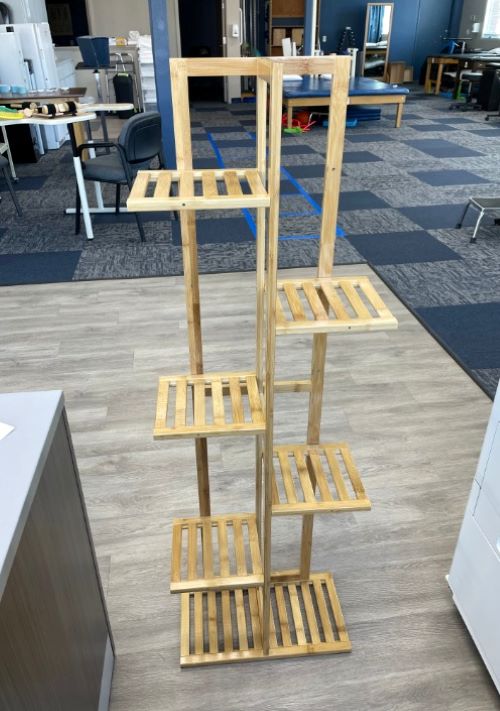 New! 6 Tier 7 Potted Bamboo Plant Stand Rack Holder Shelves