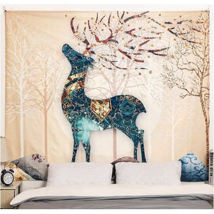 Retro Trippy Hippie Boho Indie Aesthetic Wall Tapestry Wall Hanging Blanket 27*40IN