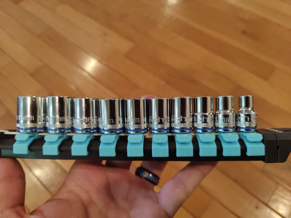 Set of 10 1/4" Drive Socket Set (6-Point)