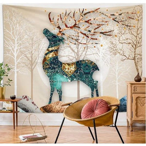 Retro Trippy Hippie Boho Indie Aesthetic Wall Tapestry Wall Hanging Blanket 27*40IN