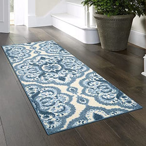 2 x 6 Vivian Medallion Runner Rug Non Slip Hallway Carpet