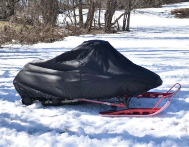 New! Waterproof Snowmobile Cover Protection for Snowmobiles Black