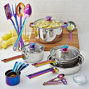 20-Piece Cookware Set, with Kitchen Utensils and Tools