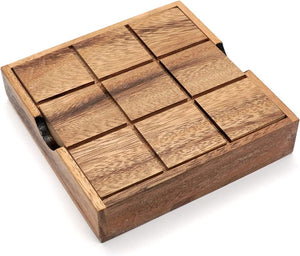 Tic Tac Toe Wooden Board Game