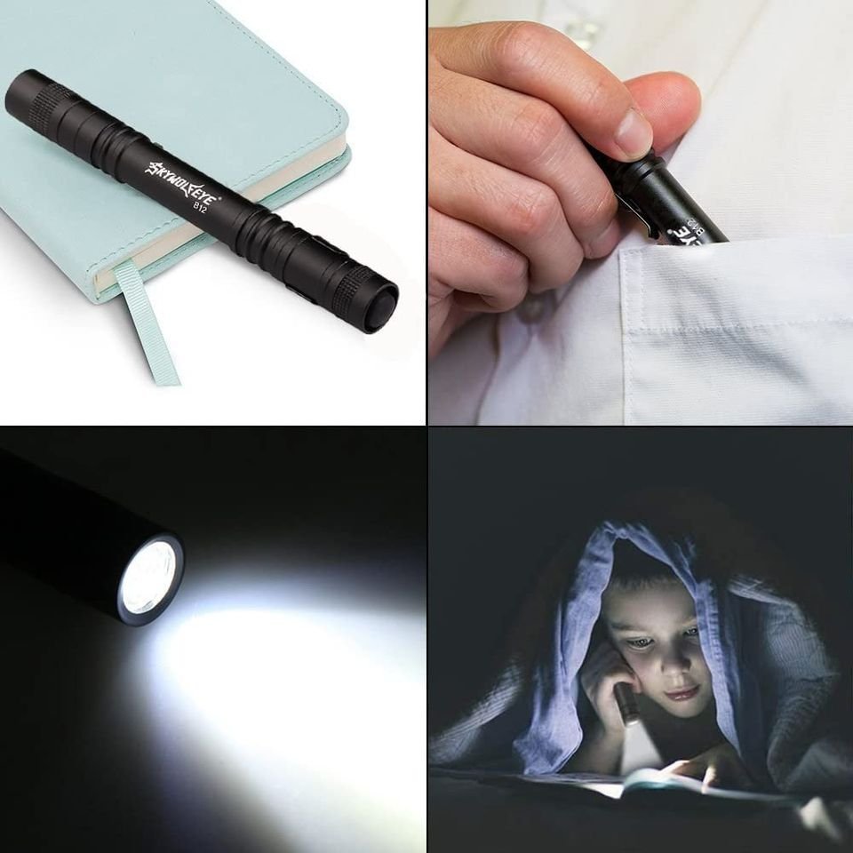 1000Lumens Portable Super Bright Led USB Pen Pocket Torch Lamp US