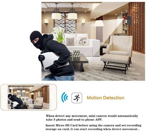 Wireless Mini Spy hidden Camera WiFi 1080P IP