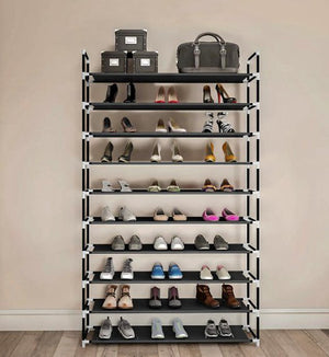 10 Tier 50 Pairs Shoe Rack Organizer