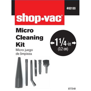 1-1/4-inch Micro Cleaning Wet/Dry Vacuum Cleaner Attachment Kit