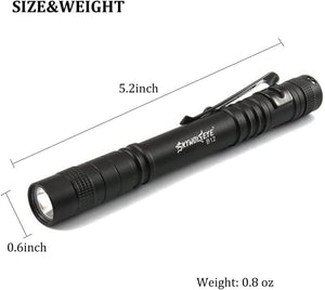 1000Lumens Portable Super Bright Led USB Pen Pocket Torch Lamp US