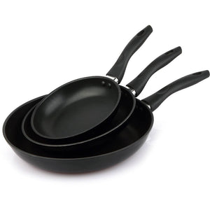 3 Piece Non-Stick Skillet Aluminum 7", 9" & 11"