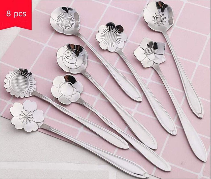 8 Unique Patterned Stainless Steel Scoops For Your Kitchen