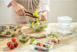 24-Piece Glass Food Storage Set