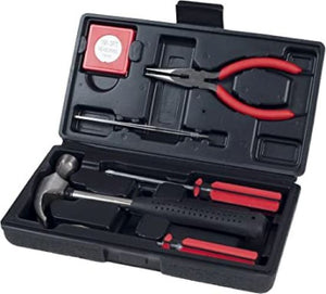 7-Piece Multipurpose Car and Office Black Tool Kit