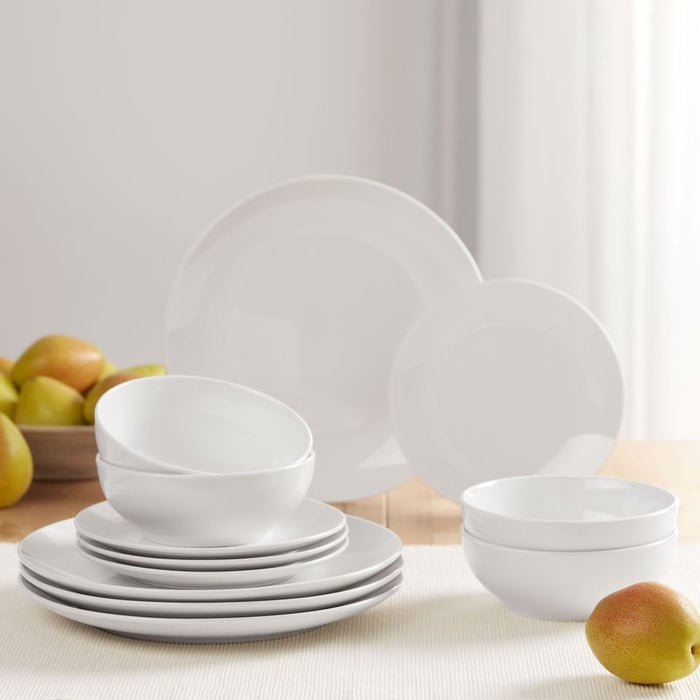 12-Pieces Stoneware Dinnerware Set