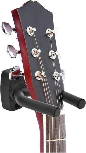 6 Pack Guitar Hanger Wall Hook Holder Display with Screws Black