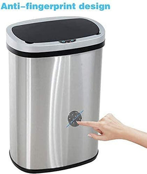 13 Gallon 50 Liter Kitchen Trash Can with Touch-Free & Motion Sensor,