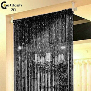 Door String Curtain Room Divider Panel Window Tassel Fringe Beads Fly Screen