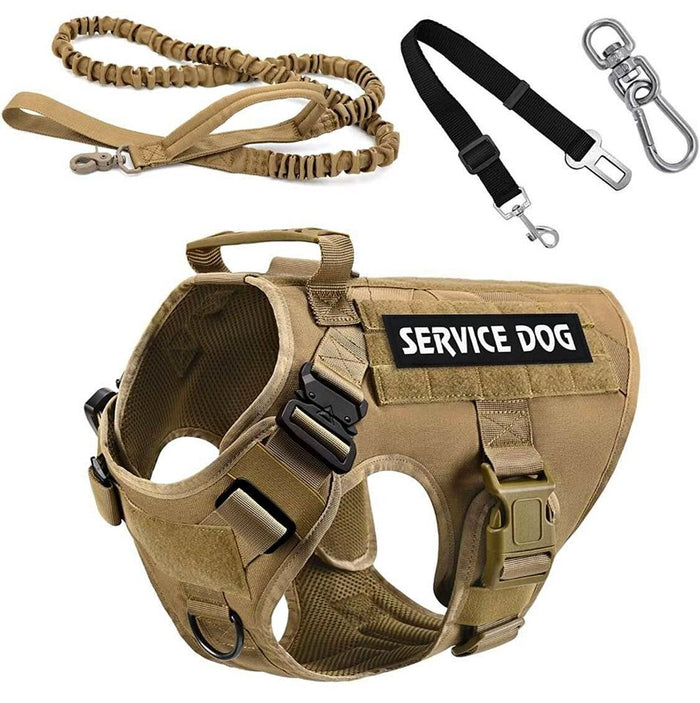 Tactical Dog Harness Dog black size XL