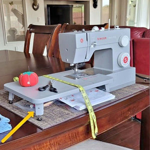 SINGER 4411, 4423, 4432, and 4452 Heavy Duty Mechanical Sewing Machines Extension Table, Gray