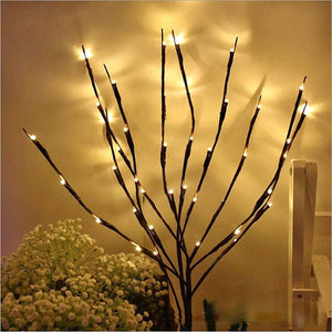 2 Pack Artificial Willow Twig Lights for Decoration 20 LED