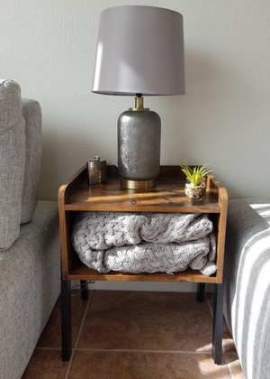 End Table, Nightstand, Side Table for Small Spaces