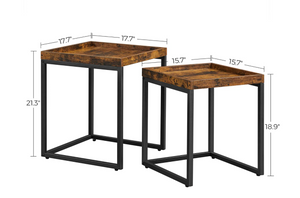Coffee Tables, Set of 2 Side Tables, End Tables
