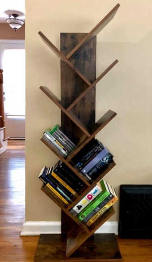 Tree Bookshelf, 8-Tier Floor Standing Bookcase