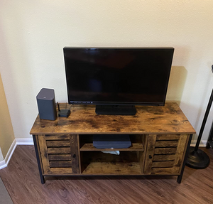 TV Stand for 50 Inches TV, TV Console Table with Storage Shelves