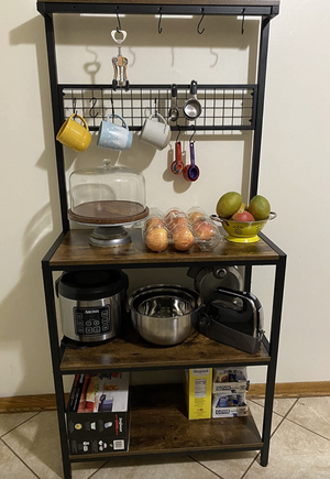 Kitchen Baker’s Racks, 4-Tier Microwave Oven Stand