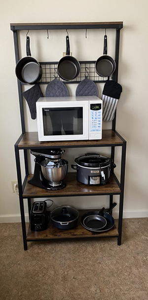 Kitchen Baker’s Racks, 4-Tier Microwave Oven Stand