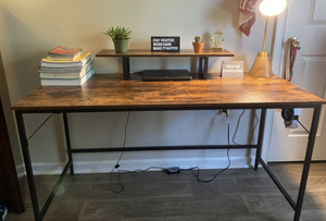 Computer Desk,Laptop Table with Storage for Controller,60 Inches
