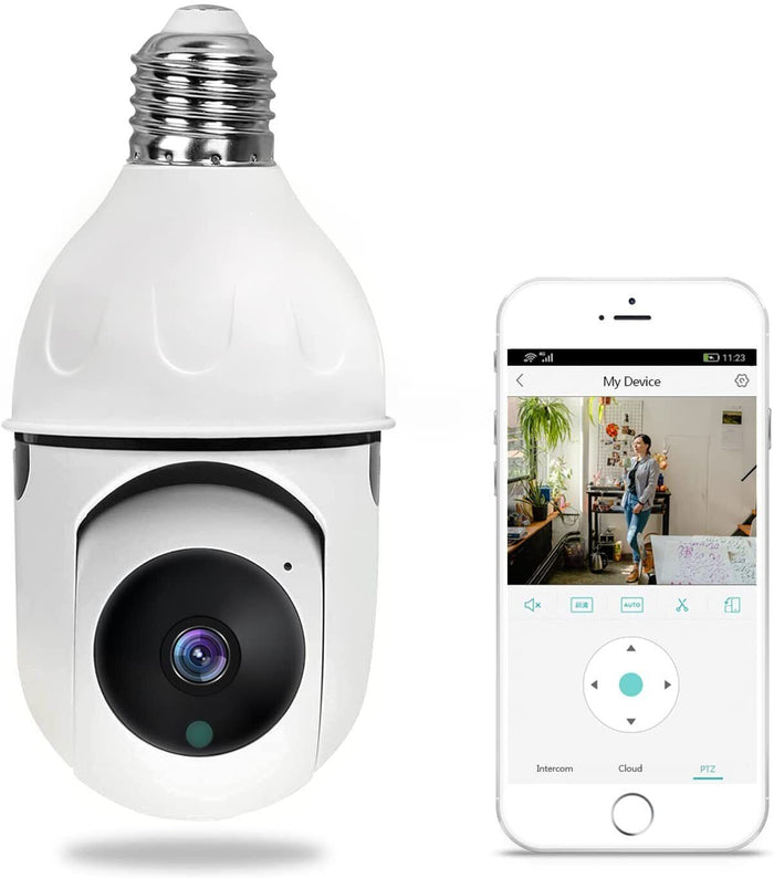XVIM 1080P Wireless E27 Bulb Camera Smart Security Camera WiFi 360° Panoramic
